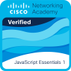 Cisco Networking academy Javascript essentials badge